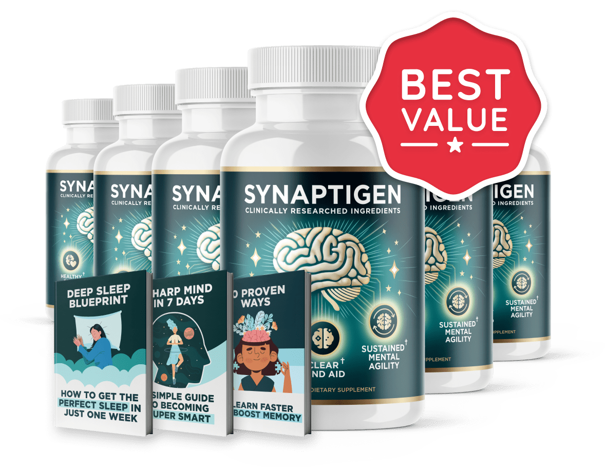 Synaptigen - 3 + 3 Bottles + 3 Free Ebooks